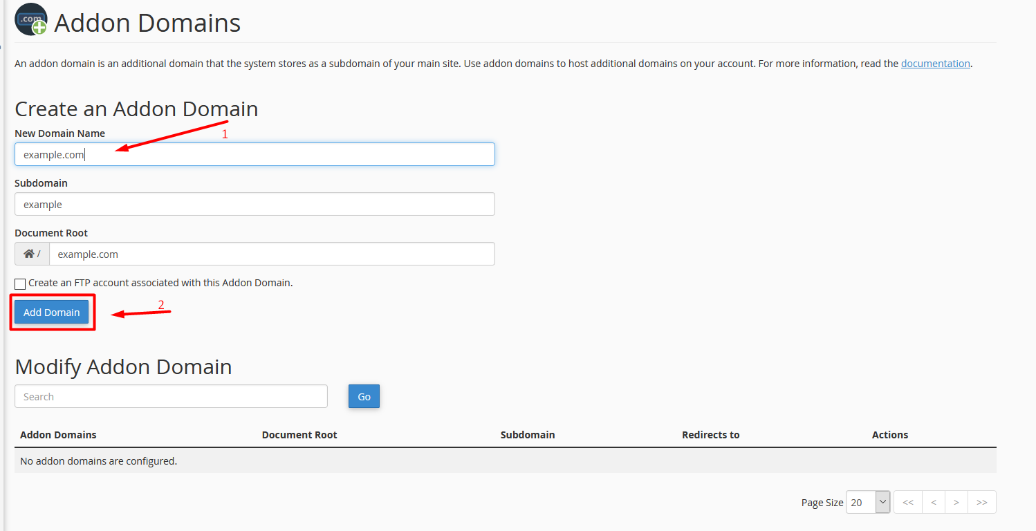 راه اندازی سایت مجزا روی یک هاست