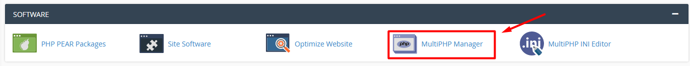 تغییر نسخه پی اچ پی در هاست cPanel