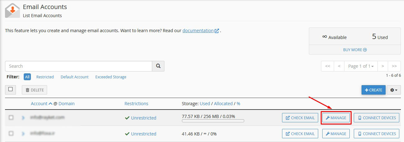 ساخت اکانت ایمیل در هاست cPanel و روش دسترسی به آن
