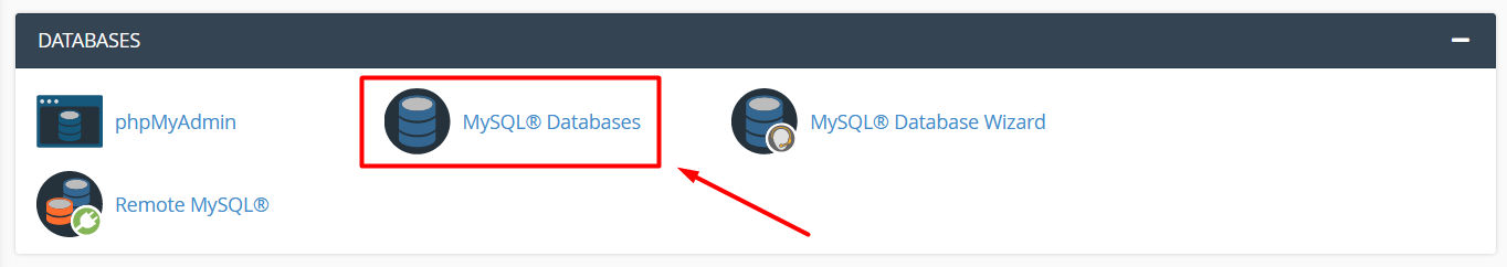 نحوه ساخت دیتابیس در هاست سی پنل