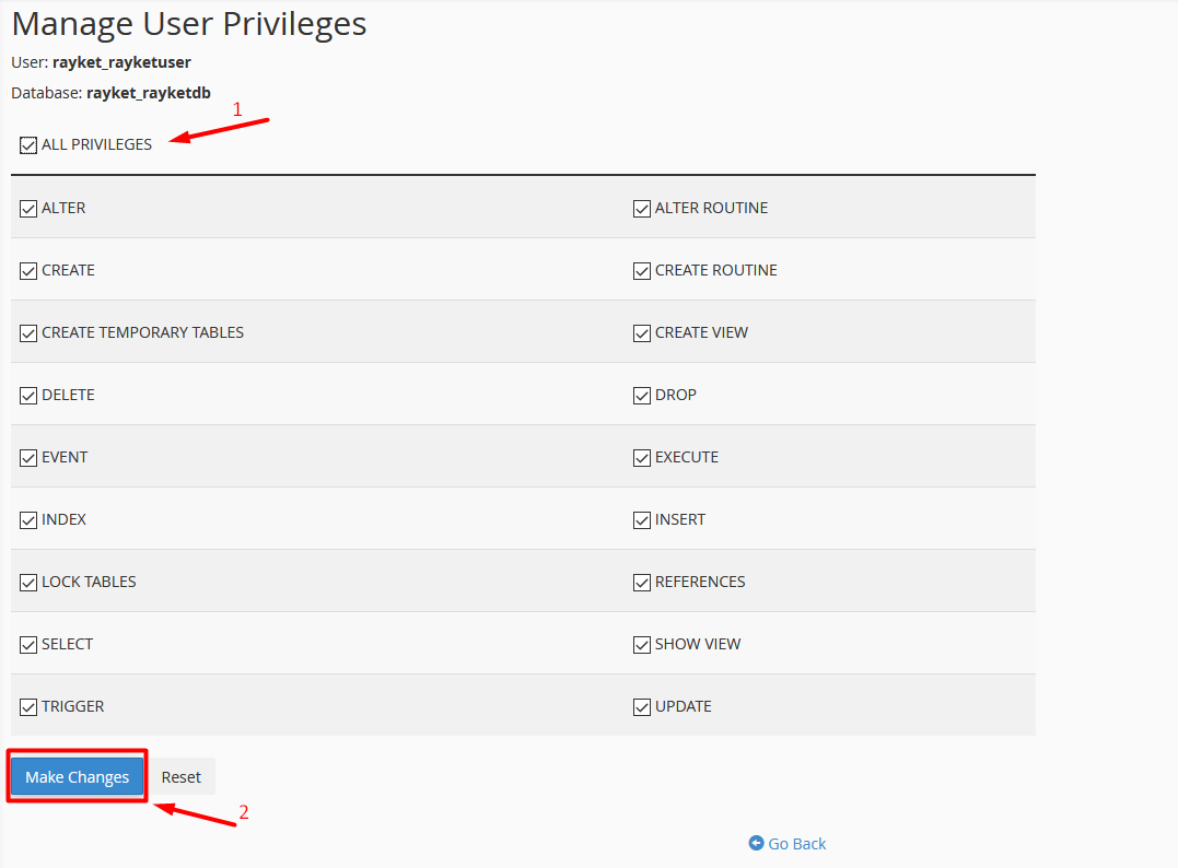 نحوه ساخت دیتابیس در هاست سی پنل