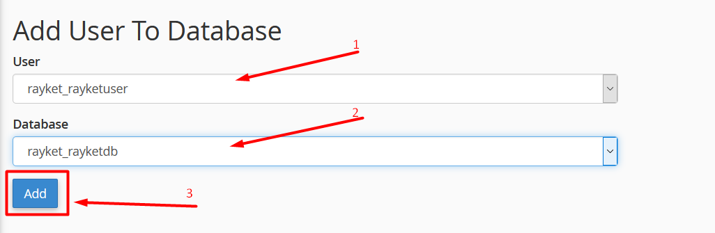 نحوه ساخت دیتابیس در هاست سی پنل