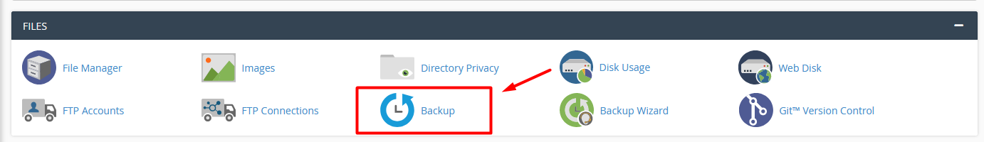 نحوه تهیه نسخه پشتیبان در هاست cPanel