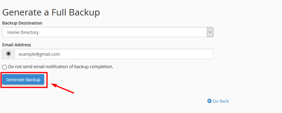 نحوه تهیه نسخه پشتیبان در هاست cPanel
