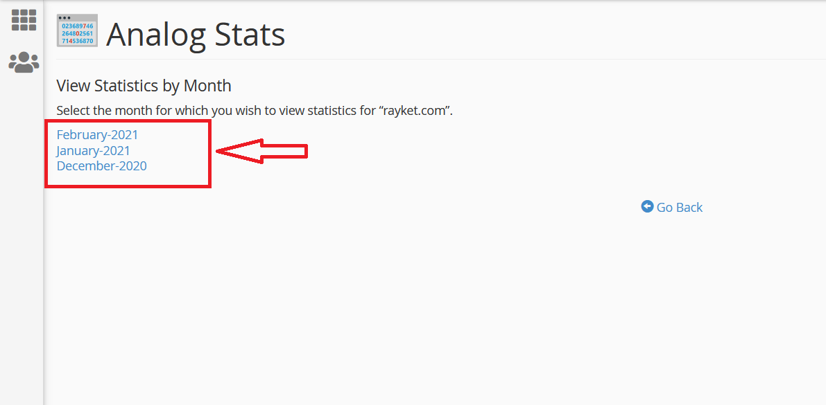 مشاهده آمار سایت در cPanel